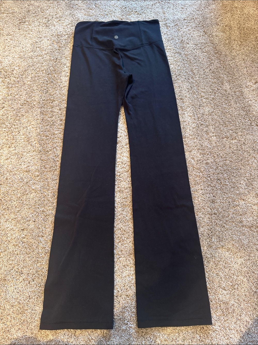 Athleta Black Flared Yoga Pants